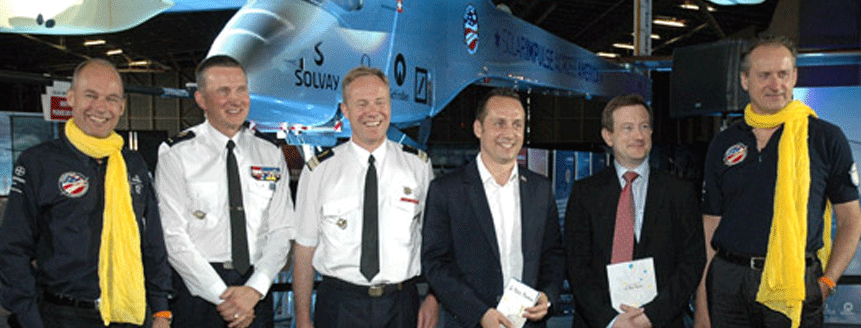 The Solar Impulse and Antoine De Saint-Exupéry Youth Foundations in New York