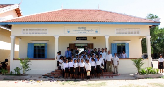 Cambodia – Official Opening of the Library of San Kor
