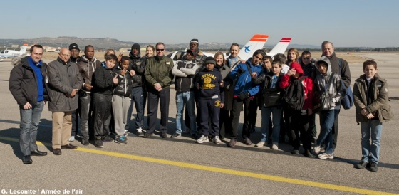 Visite de la base aérienne de Salon-de-Provence