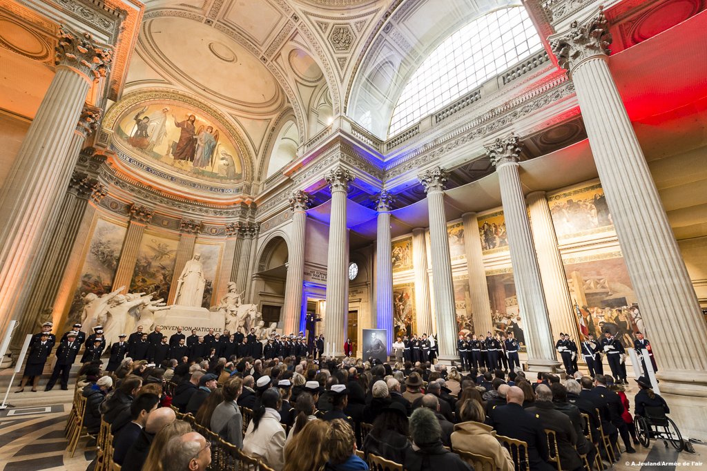 National Homage To Antoine de Saint Exupéry at the Pantheon