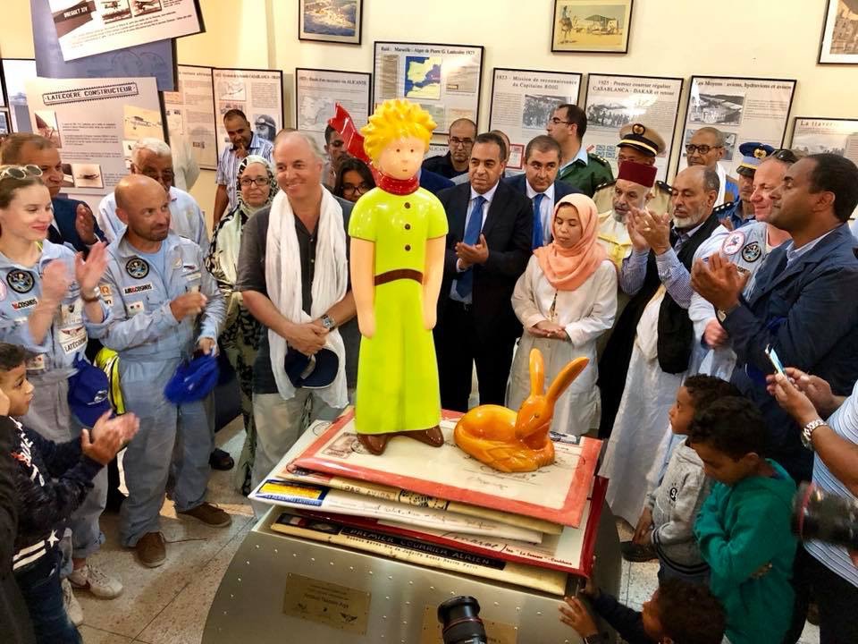 Tribute to Antoine de Saint Exupéry in Tarfaya